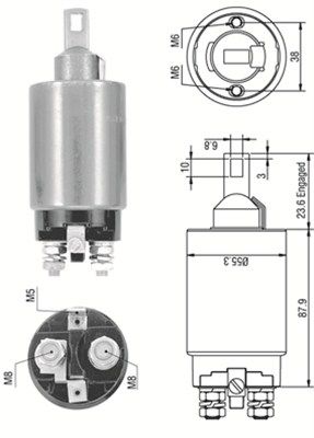 MAGNETI MARELLI Magnetlülitus,starter 940113050333